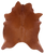 Brown Natural Cowhide Rug - X-Large 7' 4"H x 6' 3"W