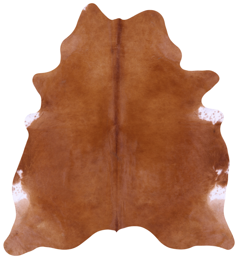 Brown Natural Cowhide Rug - XX-Large 8' 0"H x 7' 0"W