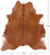 Brown Natural Cowhide Rug - XX-Large 8' 0"H x 7' 0"W