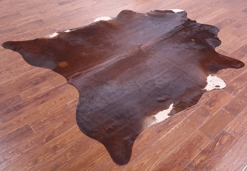 Brown Natural Cowhide Rug - XX-Large 8' 2