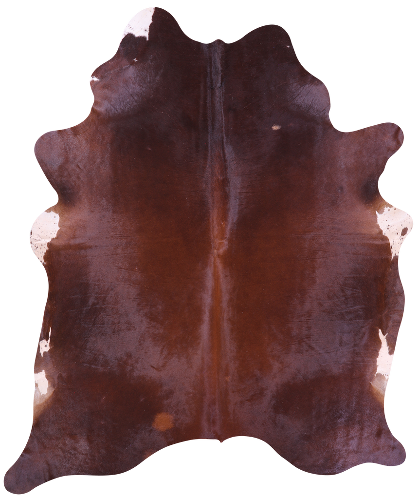 Brown Natural Cowhide Rug - XX-Large 8' 2"H x 7' 0"W