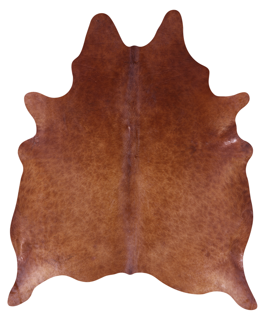 Brown Natural Cowhide Rug - XX-Large 8' 2"H x 6' 8"W