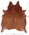 Brown Natural Cowhide Rug - XX-Large 8' 2"H x 6' 8"W
