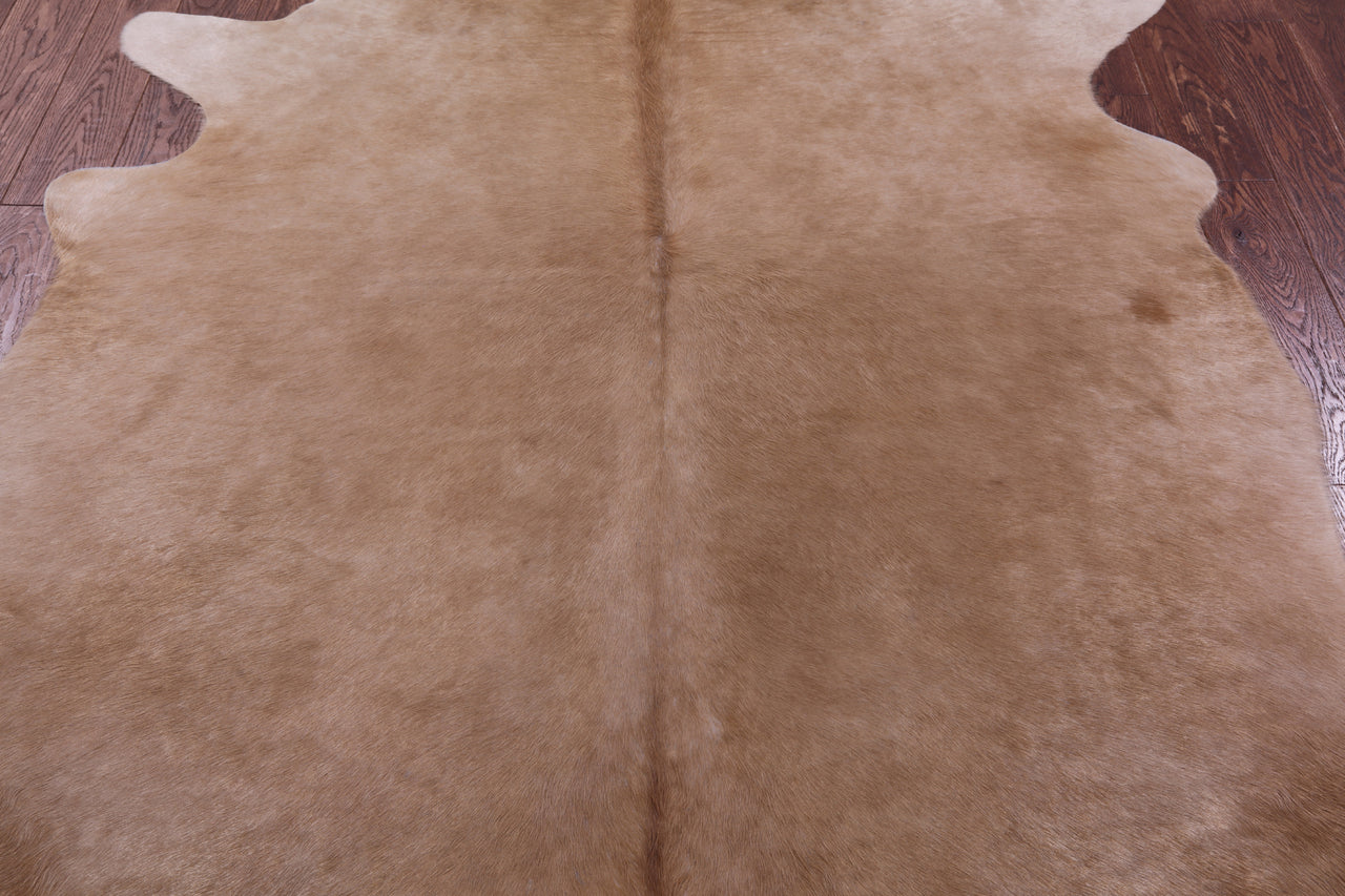 Beige Natural Cowhide Rug - X-Large 7' 0"H x 6' 6"W