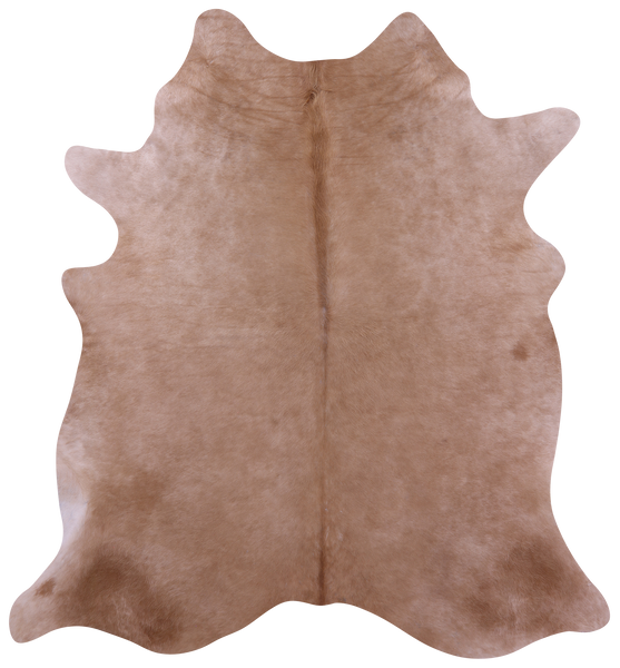 Beige Natural Cowhide Rug - X-Large 7' 0"H x 6' 6"W