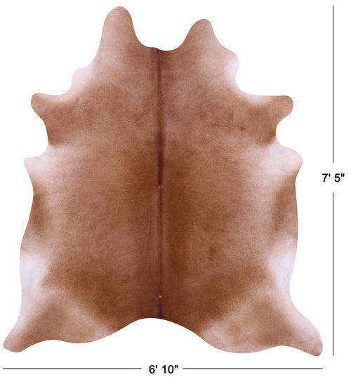 Brown Natural Cowhide Rug - X-Large 7' 5