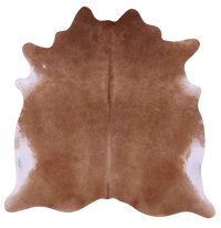 Thumbnail for Light Brown Natural Cowhide Rug - X-Large 7' 3