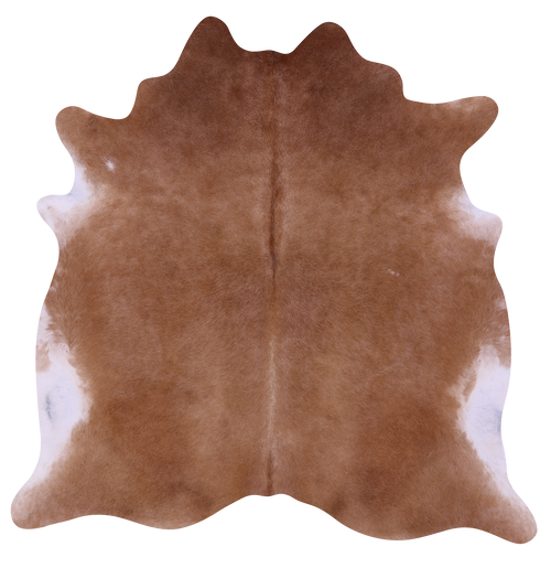 Light Brown Natural Cowhide Rug - X-Large 7' 3