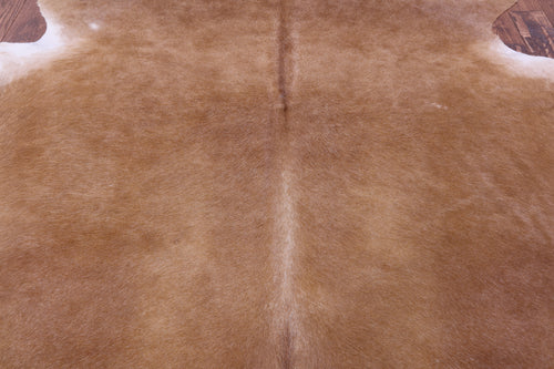 Light Brown Natural Cowhide Rug - X-Large 7' 3
