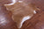 Light Brown Natural Cowhide Rug - X-Large 7' 3"H x 7' 1"W