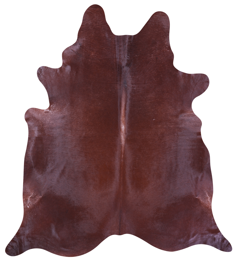 Brown Natural Cowhide Rug - XX-Large 8' 2"H x 7' 3"W