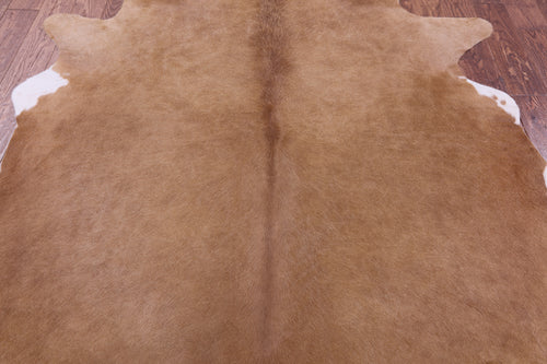 Light Brown Natural Cowhide Rug - XX-Large 7' 10