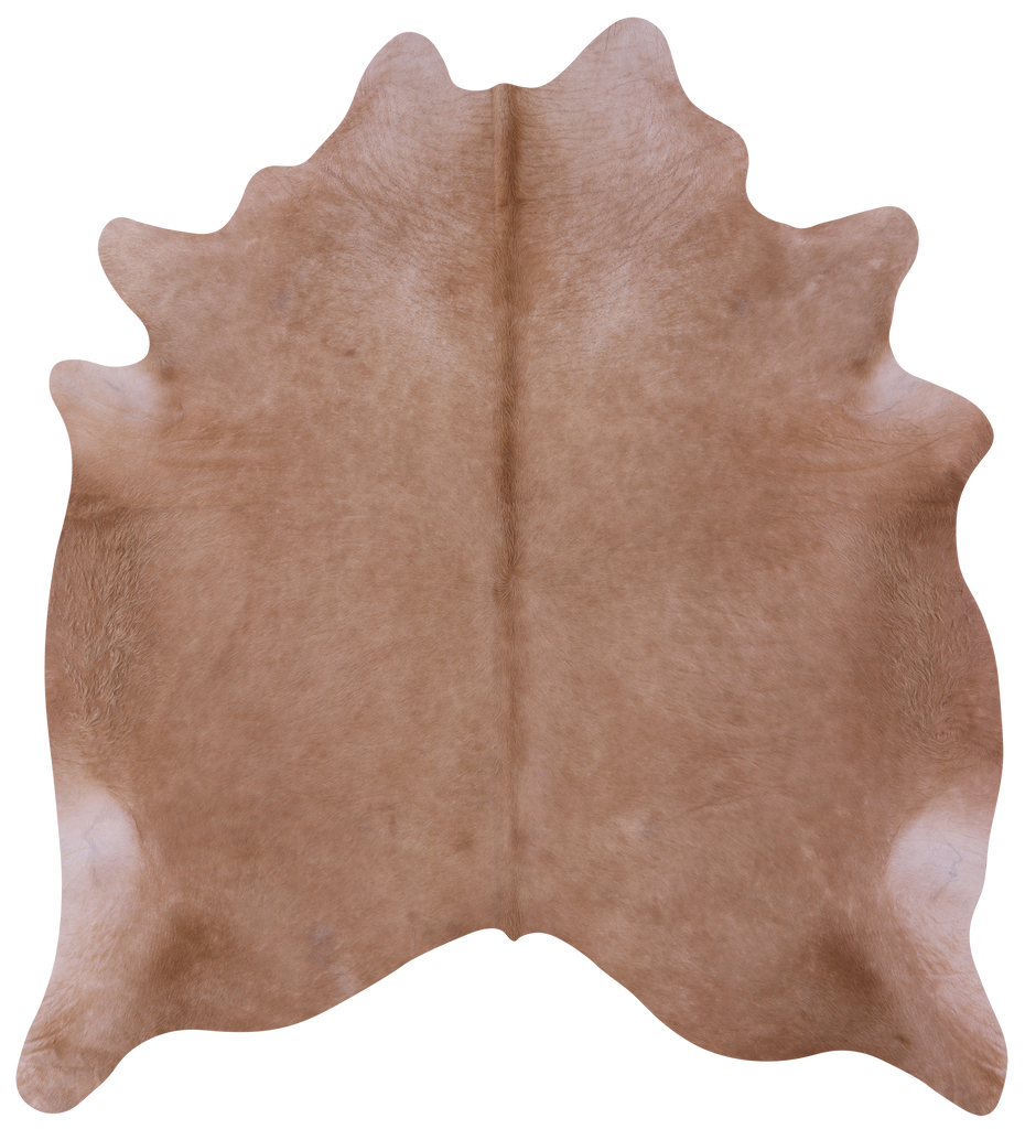 Light Brown Natural Cowhide Rug - X-Large 7' 7"H x 6' 9"W