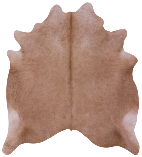 Light Brown Natural Cowhide Rug - X-Large 7' 7