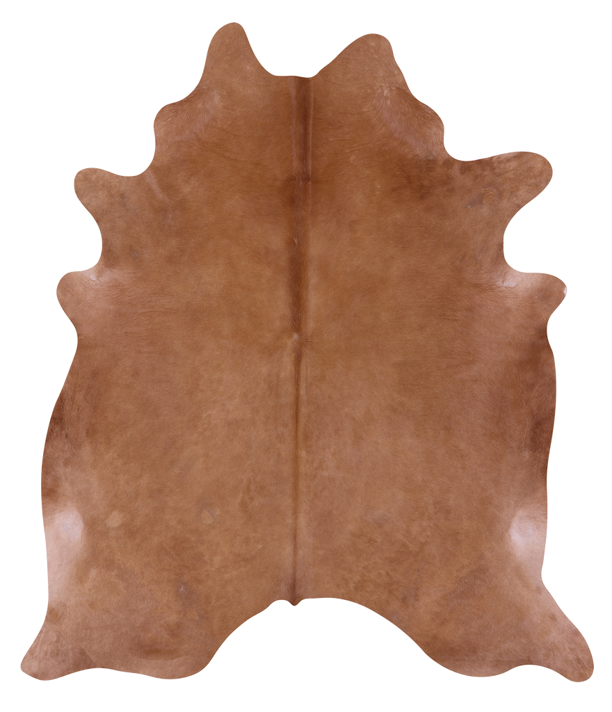 Brown Natural Cowhide Rug - XX-Large 8' 0"H x 6' 10"W