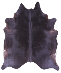 Thumbnail for Black Natural Cowhide Rug - XX-Large 8' 7