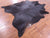 Black Natural Cowhide Rug - XX-Large 8' 7"H x 7' 3"W