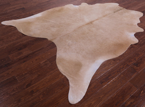Beige Natural Cowhide Rug - XX-Large 8' 1