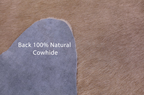 Beige Natural Cowhide Rug - XX-Large 8' 1