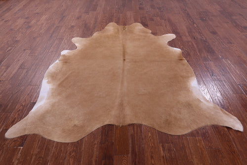 Light Brown Natural Cowhide Rug - X-Large 7' 7