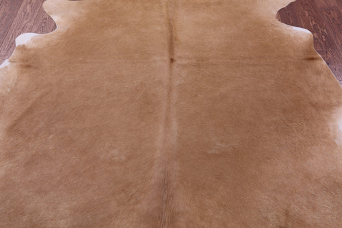 Light Brown Natural Cowhide Rug - X-Large 7' 7