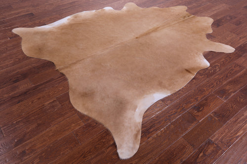 Light Brown Natural Cowhide Rug - X-Large 7' 7