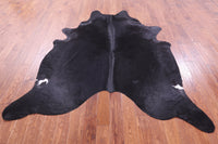 Thumbnail for Black Natural Cowhide Rug - XX-Large 7' 8