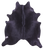 Black Natural Cowhide Rug - XX-Large 7' 8"H x 6' 8"W