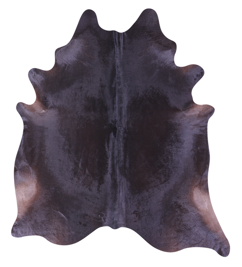 Black Natural Cowhide Rug - X-Large 7' 6