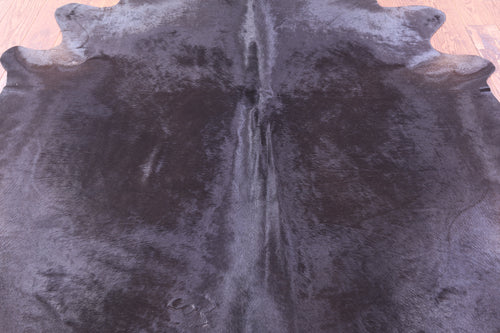Black Natural Cowhide Rug - X-Large 7' 6