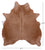 Light Brown Natural Cowhide Rug - X-Large 7' 0"H x 6' 1"W