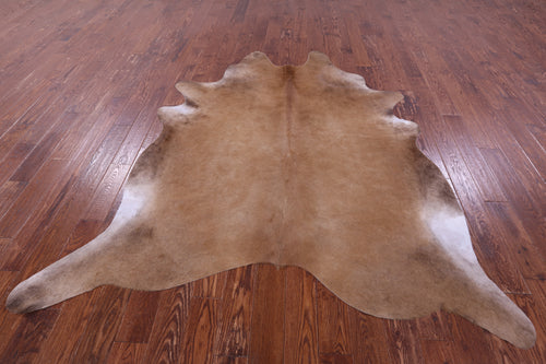 Light Brown Natural Cowhide Rug - X-Large 7' 6
