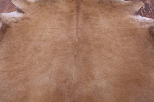 Light Brown Natural Cowhide Rug - X-Large 7' 6