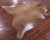 Light Brown Natural Cowhide Rug - X-Large 7' 6"H x 6' 10"W