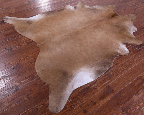 Light Brown Natural Cowhide Rug - X-Large 7' 6