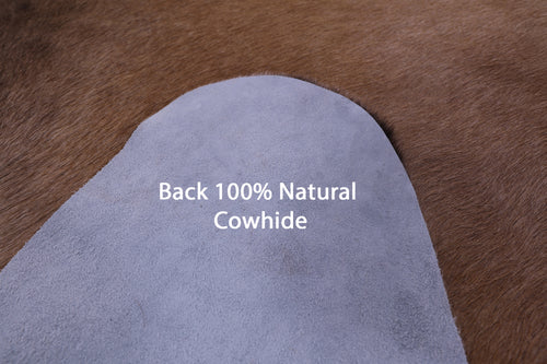 Light Brown Natural Cowhide Rug - X-Large 7' 6