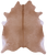 Light Brown Natural Cowhide Rug - X-Large 7' 4"H x 6' 5"W