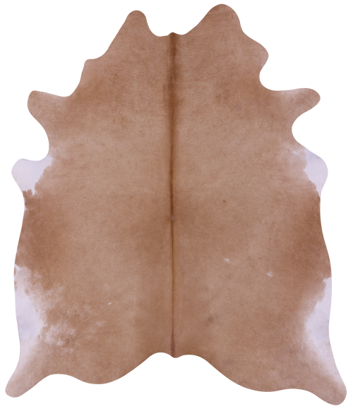 Light Brown Natural Cowhide Rug - X-Large 7' 4