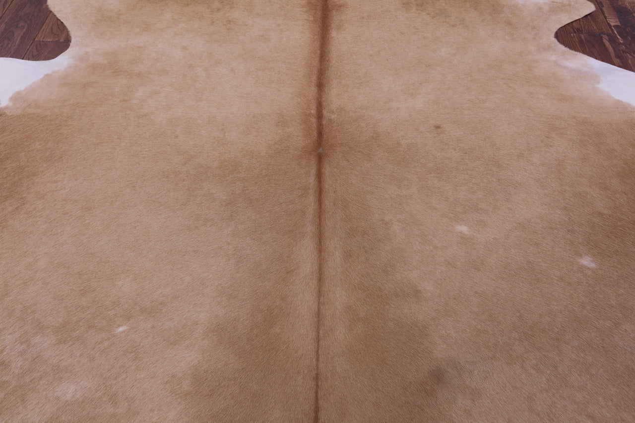 Light Brown Natural Cowhide Rug - X-Large 7' 4"H x 6' 5"W