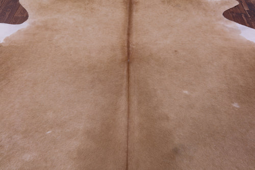 Light Brown Natural Cowhide Rug - X-Large 7' 4
