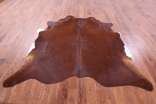 Brown Natural Cowhide Rug - X-Large 7' 1