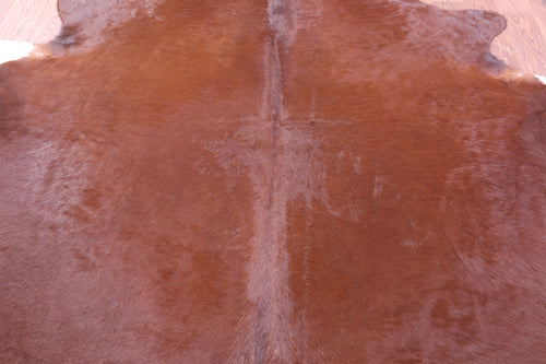 Brown Natural Cowhide Rug - X-Large 7' 1