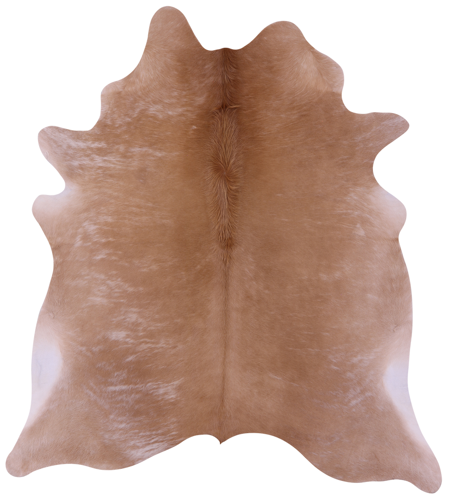 Beige Natural Cowhide Rug - X-Large 7' 2"H x 6' 6"W