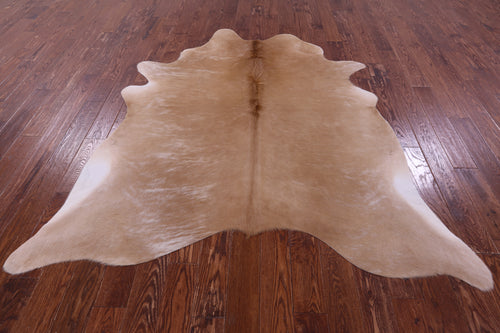 Beige Natural Cowhide Rug - X-Large 7' 2