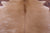 Beige Natural Cowhide Rug - X-Large 7' 2"H x 6' 6"W