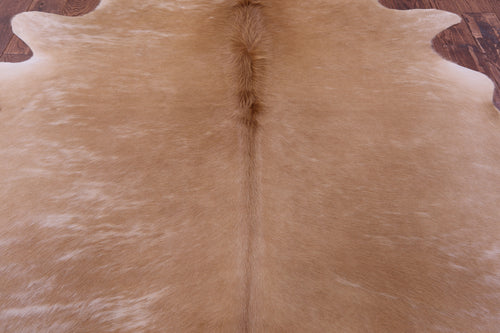 Beige Natural Cowhide Rug - X-Large 7' 2