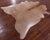 Beige Natural Cowhide Rug - X-Large 7' 2"H x 6' 6"W