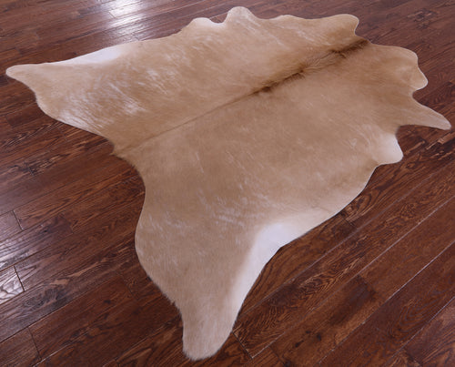 Beige Natural Cowhide Rug - X-Large 7' 2