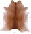 Light Brown Natural Cowhide Rug - X-Large 7' 3"H x 6' 8"W