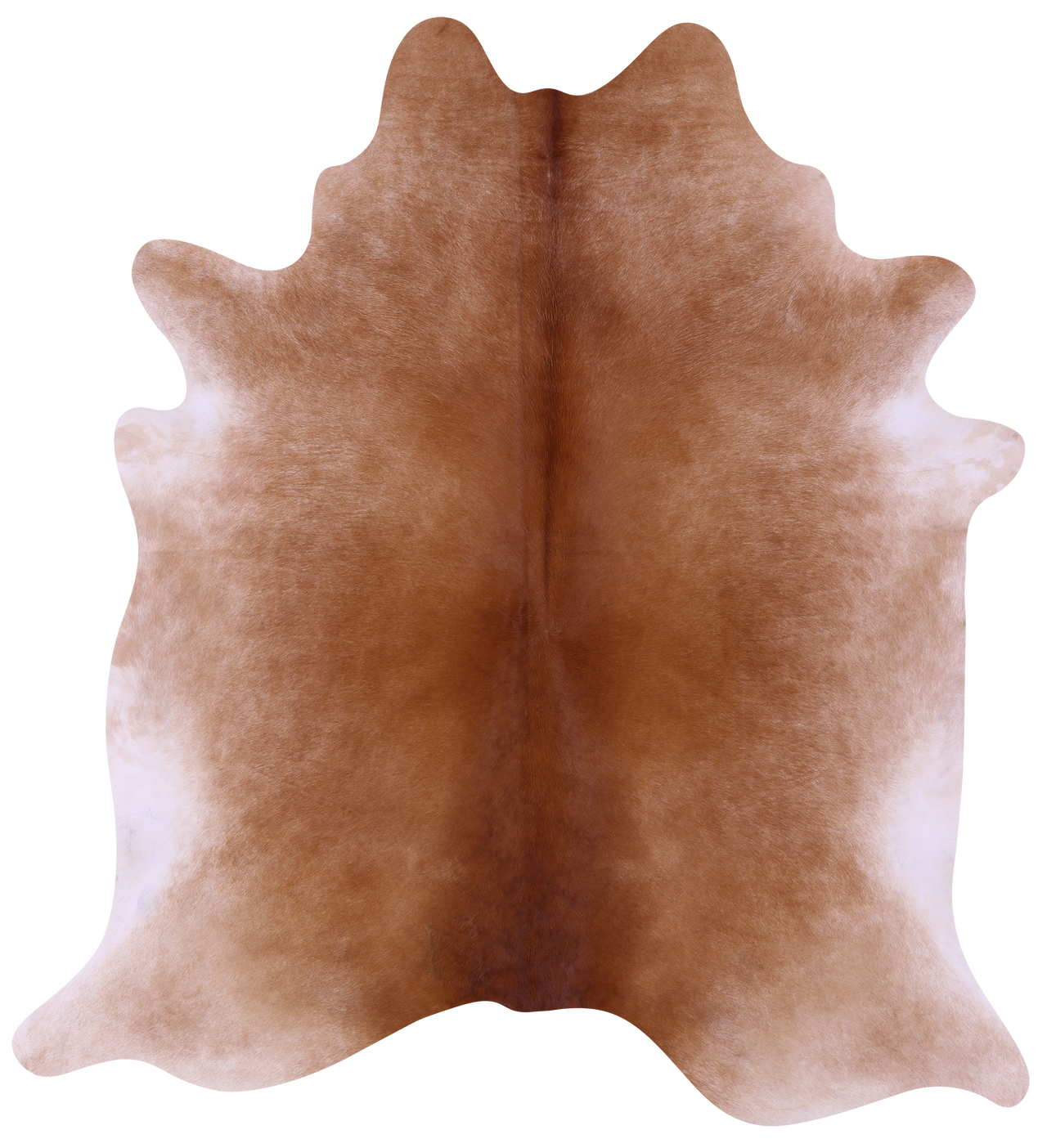 Light Brown Natural Cowhide Rug - X-Large 7' 3"H x 6' 8"W